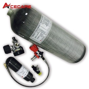 9L 0.35L air cylinder for diving and pcp air gun valve and filling Station