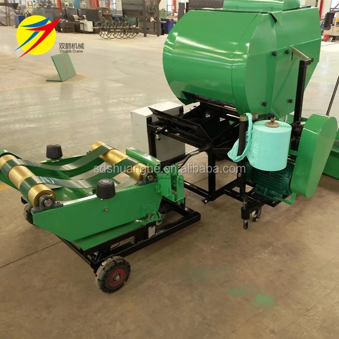 9YQG-0.5 full automatic grass silage making baler packing machine