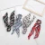 Import A107 Stripped Floral Printed Ribbon Bow Hair Scrunchies Women Elastic Hair Band Ponytail Scarf Hair Ties Accessories from China