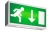 Import Abs Safety red free shipping  exit sign and lights emergency lamp from China