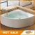 Import Acrylic Material Freestanding Corner Whirlpool Massage Bathtub Portable Bathtub For Adults from China