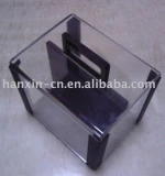 Acrylic poker chip carrier