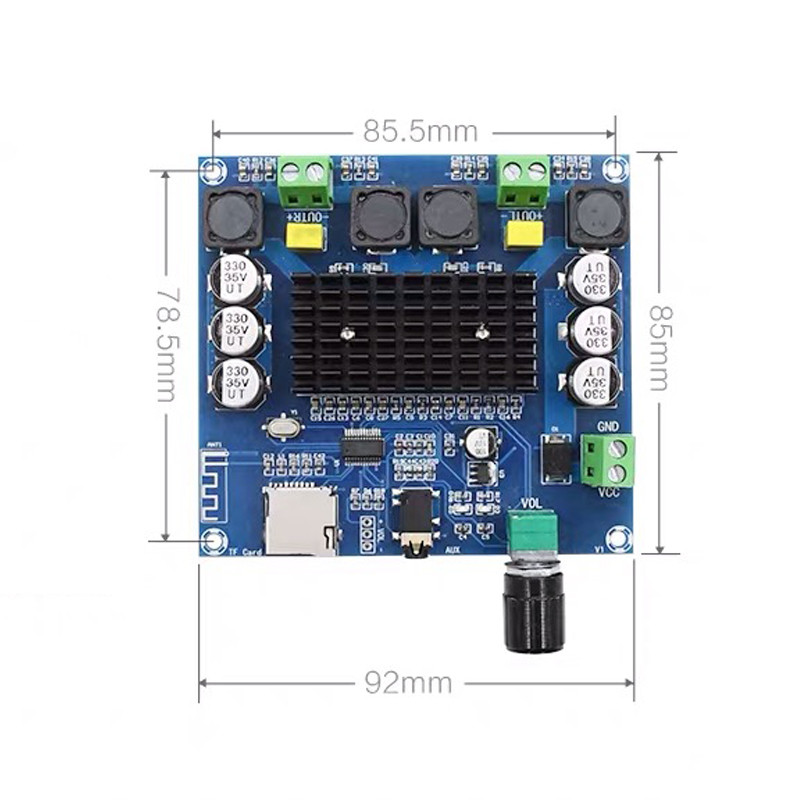 Buy Active And Passive Components Subwoofer Amplifier Adapter Pcb Board ...