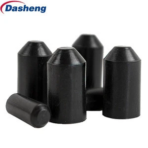 Adhesive heat shrinkable cable end cap