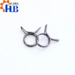 Adjustable Pipes Clamps Screw Automotive Hose Clamp All/Semi Stainless Steel Metal Hose Clamp