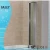 Import Adjustment tempered glass folding bath shower bathtub screen from China