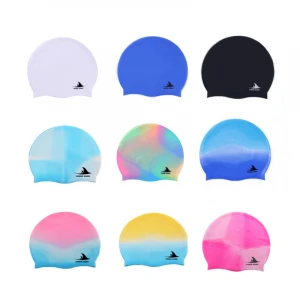 Adult Silicone Swimming Cap Spot Mens and Womens Swimming Caps Mens and Womens Multicolor Swimming Caps