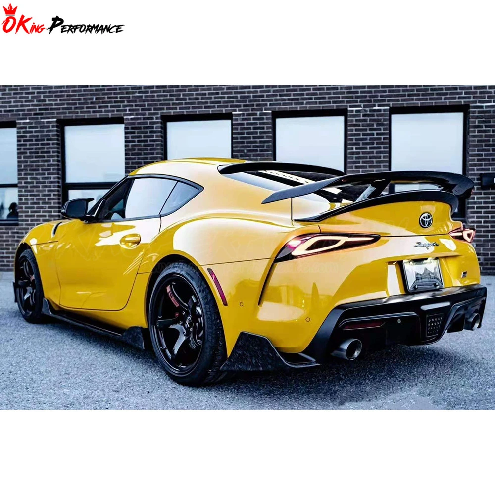 Aimgaim Style-2020 Forged Carbon Fiber (cfrp) Rear Spoiler Trunk Wings For Toyota Supra A90