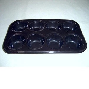 Airline disposable CPET food tray Compartment egg tart tray Plastic  frozen food tray TY-0027