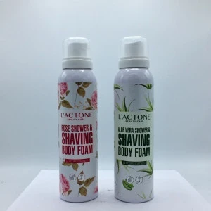 Aloe Vera Shower &amp; Shaving Body Foam  , 150ml ,  Private Label Available Made in Turkey