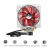Import ALSEYE EDDY-120 LED CPU cooler with 4 heatpipes and dual PWM 120mm fans for Intel and AMD CPUs from China