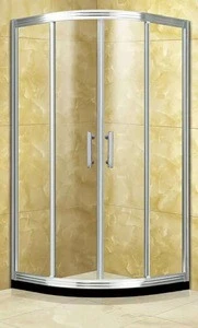 aluminum 3 panel sliding shower door, Shower cubicle