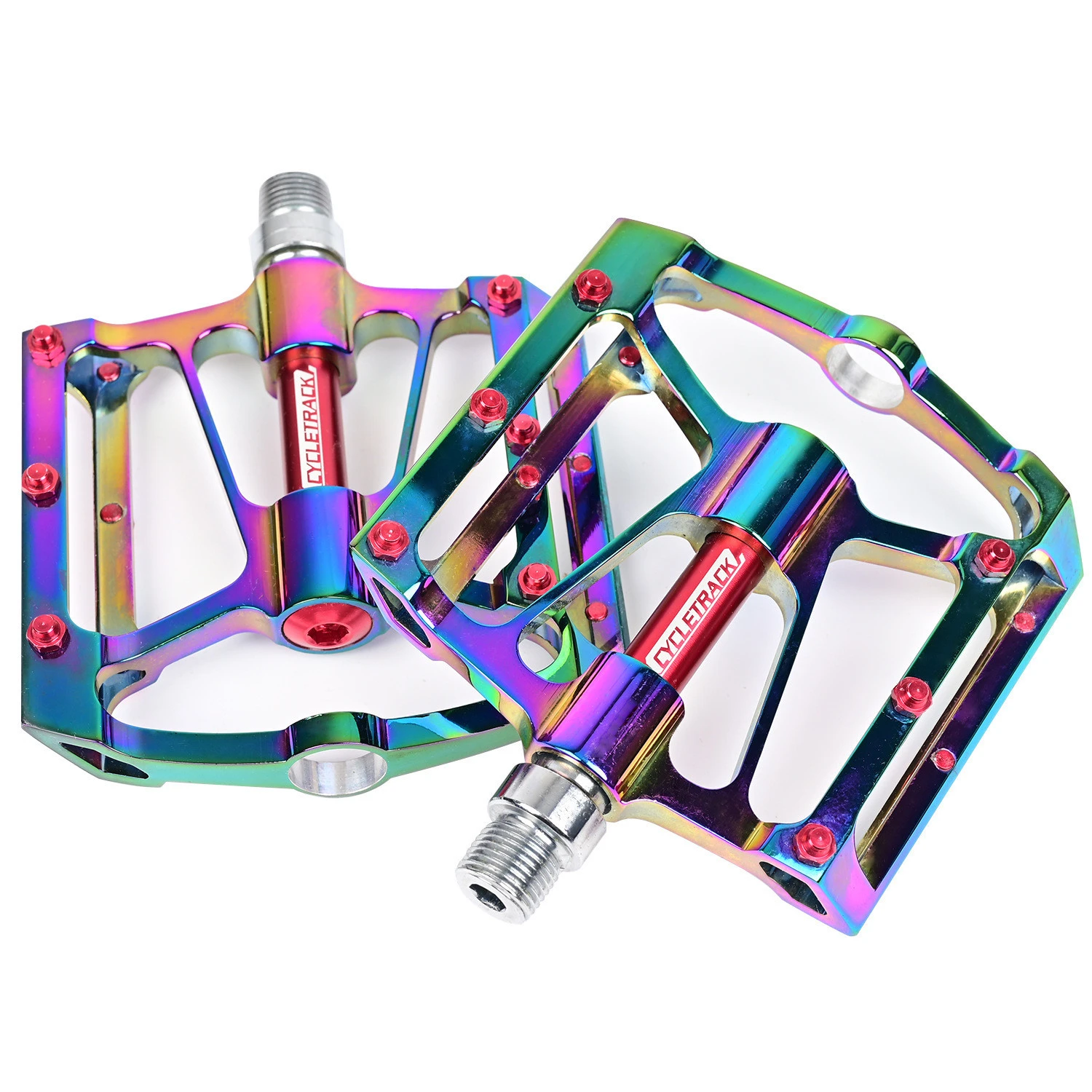 Aluminum Antiskid Durable Bicycle Cycling Pedals Ultra Strong Colorful