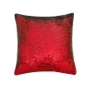 Amazon Hot Sale High Quality Sublimation Magic Sequin Pillow Case Square Shape Red Color Throw Pillow Sequin