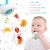 Amazon Top Seller Food Grade Infant Nipple Teething Toy BPA Free Silicone Fresh Food Pacifier Baby Fruit Feeder