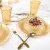 Import Amber Diamond Design 12Pcs Dinnerware Sets Water Juice Cup Glass Charger Plate Dessert Glass Bowl Dinner Plates Set from China