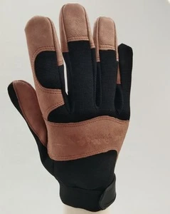 anti-slip pu microfiber full finger cycling sport gloves