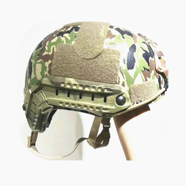 Aramid fast ballistic helmet with night vision