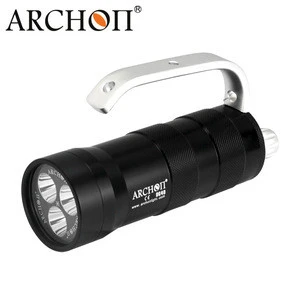ARCHON WG46 Mechanical Rotary Switch Diving Light Rechargeable 2000 Lumens Underwater Searchlight