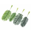 Artificial plastic glued green leaf arrangement artificial palm tree leaves palm leaves artificial