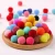 Import Assorted Color Loose Yarn Pom Poms 20MM Pompoms Ball Beads Fluffy Balls Designer Jewelry Charms Baby Toy Accessories from China