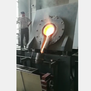 Automatic 1 ton Induction Furnace for Melting Scrap Iron Metal Steel