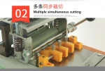 Automatic hot and cold masking mask ear loop zipper webbing tape Cutting machine in stock