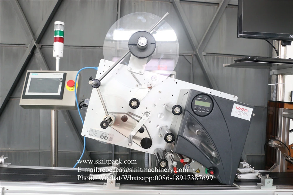 Automatic Plastic Bag Labeling Machine with Printing Device China