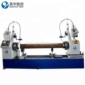 Automatic Steel Tube Flange Welder with Double Torches