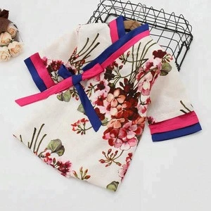 B22561A New autumn pretty printing girls traditional Chinese clothing