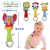 Import Baby Cute plush Rattle  hot product on amazon  hand bell toys from China