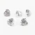 Import BaiFu jewelry 5A synthetic zircon gemstone heart cut white cubic zirconia stones from China