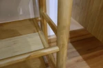 Bamboo wood shoe rack, shoe rack bamboo