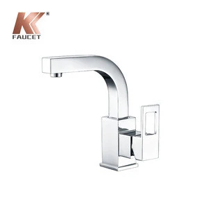 Bathroom lavatory faucet basin taps single lever gold brass mixer tap