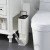 Bathroom Multifunctional Trash Bin Plastic Household Trash Can with Toliet Brush