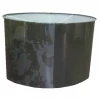 Best Quality Customized Designing Handmade Decorated Cotton Fabric Black Color Powder Coated Finish Lamp ShadeCover