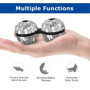 Best Seller Patent Design Metal Made Anti Stress Fidget Massage Spinner Balls Toy