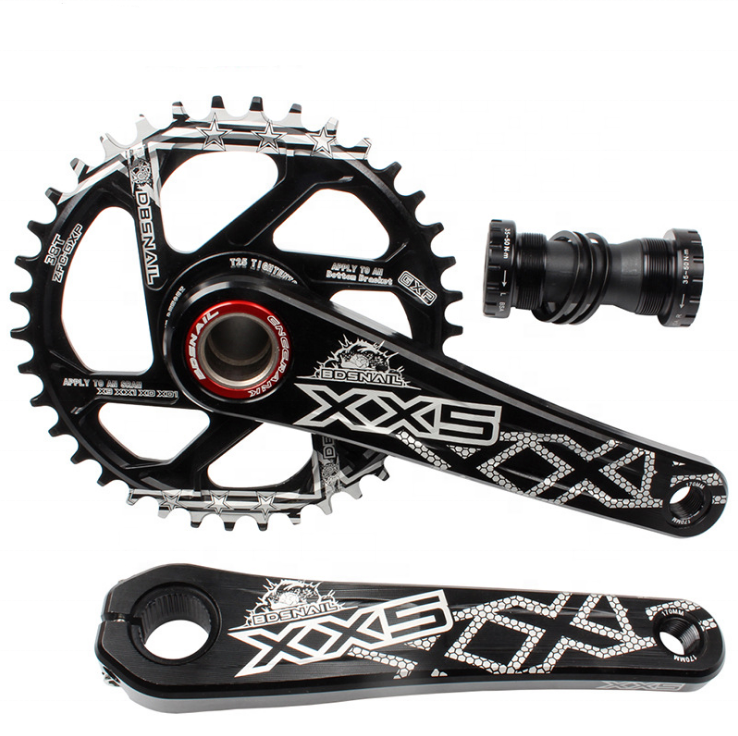 Bicycle parts Crankset With Bottom Bracket Chain Wheel 104 BCD mtb crankset Connecting Rods For Bicycle Parts Hollowtech Power
