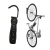 Import bicycle storage rack wall mounted bike hanger hook from China