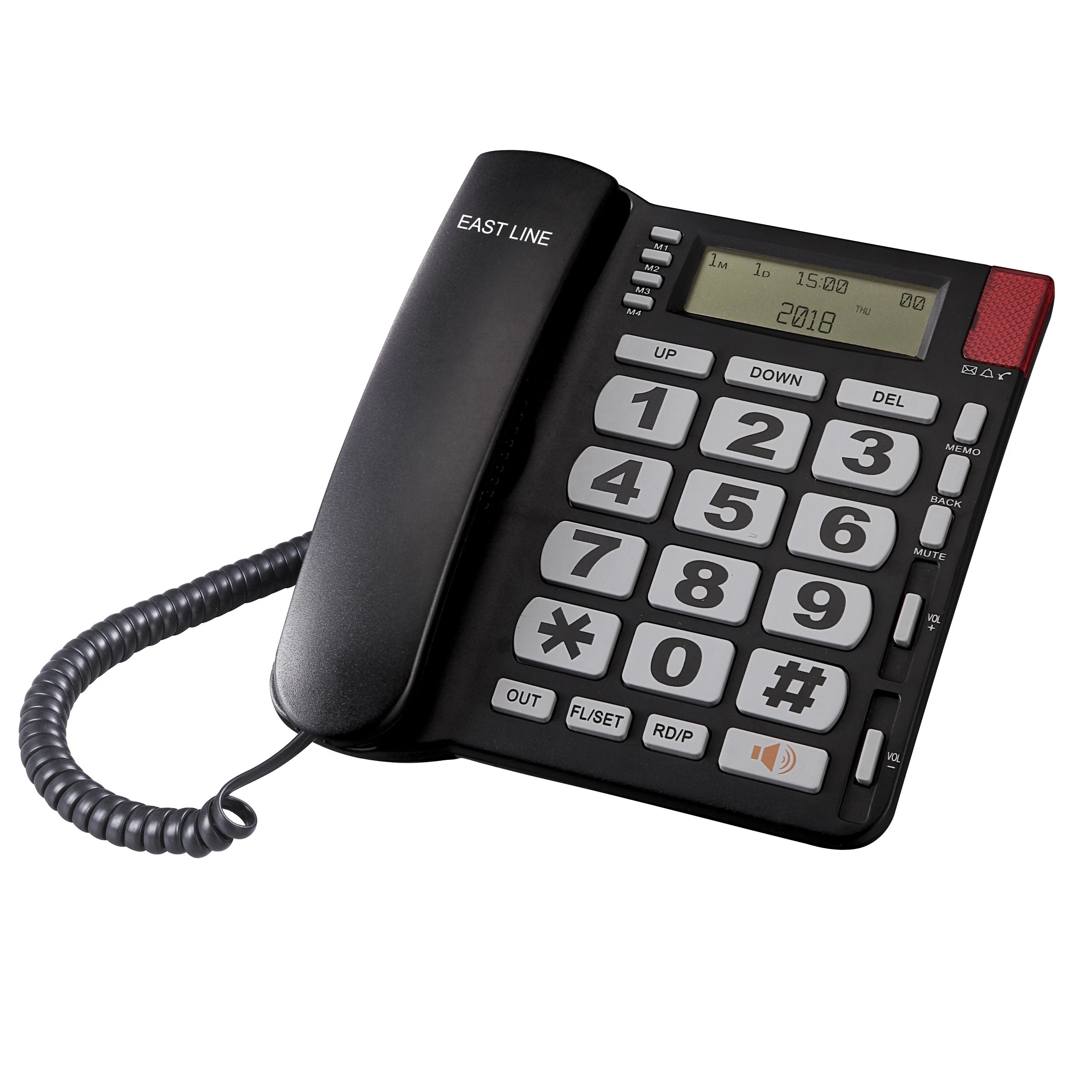 Big Button Senior Corded Telephone with Caller ID Speaker for eld people