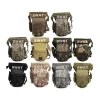 Black army outdoor camo multifunctional waist pack men fashion nylon cheap military motorcycle tactical drop leg bag