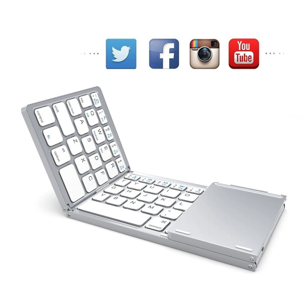 bluetooth smart tv use flexible mini keyboard For apple wireless keyboard