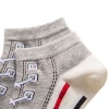 Boat socks men&#39;s cotton casual outdoor sports socks college style embroidery socks