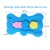 Import BONNO New Product Soft Infant Bath Sponge Skid Proof Baby Bath Mat Newborn Odorless from China