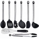 BPA Free Cooking Tool Kitchen Silicone Utensil Set