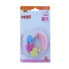 Bpa free food grade baby teether toy silicone cooling teether