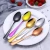 Import Bright Silver Handle Stainless Steel Cutlery Coffee Spoon Knife And Fork Set from China