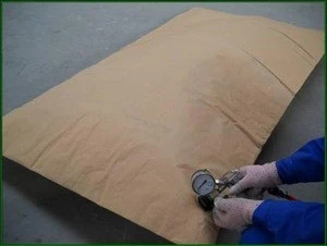 Brown air dunnage bag for protection