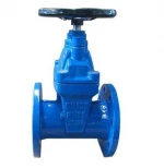 BS5163 PN16 ductile iron Non rising stem 4 inch sluice gate valve with double flange