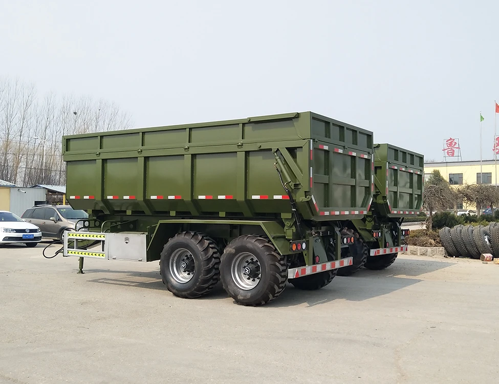 Can be customized 35-40 tons  dump semi trailer 3 axle 4 axel 2 axle